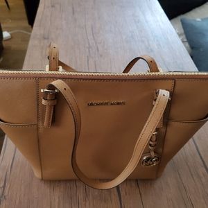 Michael Kors Tan Leather Purse EUC